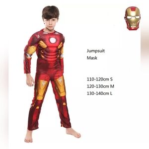 Iron man costume for boys